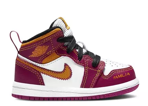 Кроссовки Air Jordan Air Jordan 1 Mid Td 'Da De Muertos', белый