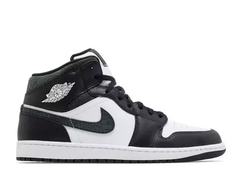 Кроссовки Air Jordan Air Jordan 1 Mid Se 'Panda Elephant', черный