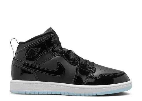 Кроссовки Air Jordan Air Jordan 1 Mid Se Ps 'Space Jam', черный