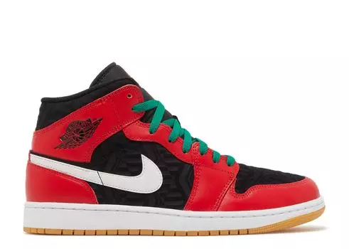 Кроссовки Air Jordan Air Jordan 1 Mid Se 'Christmas', черный