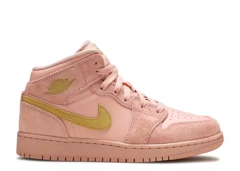 Кроссовки Air Jordan Air Jordan 1 Mid Se Gs 'Coral Stardust', розовый