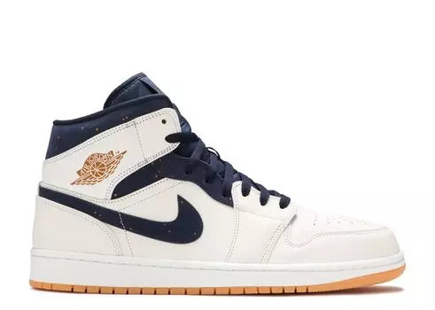 Кроссовки Air Jordan Air Jordan 1 Mid 'Jeter', белый