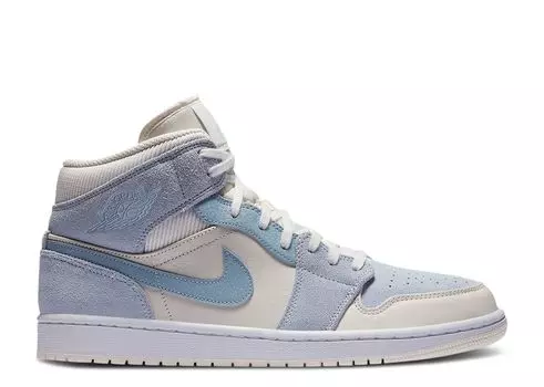 Кроссовки Air Jordan Air Jordan 1 Mid Se 'Sail Light Blue', синий