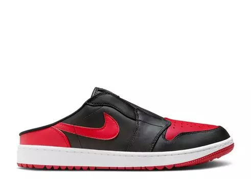 Кроссовки Air Jordan Air Jordan 1 Mule Golf 'Bred', черный
