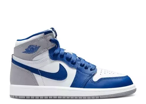 Кроссовки Air Jordan Air Jordan 1 Retro High Og Ps 'True Blue', синий