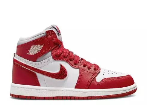 Кроссовки Air Jordan 1 Retro High OG PS 'Newstalgia Chenille', красный