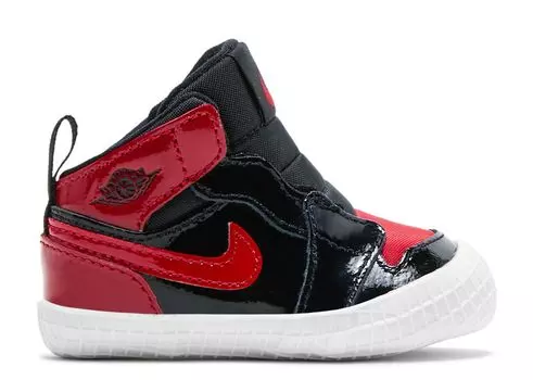 Кроссовки Air Jordan Air Jordan 1 Retro High Og Crib 'Patent Bred', красный