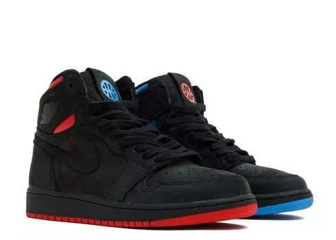 Кроссовки Air Jordan Air Jordan 1 Retro High Og Bg 'Quai 54', черный
