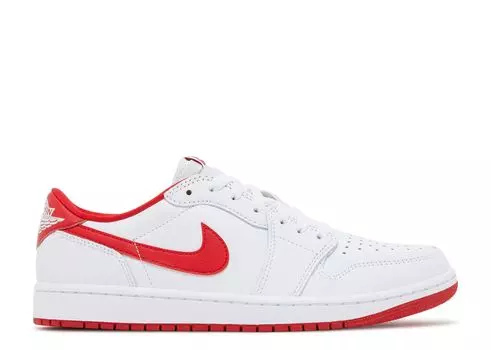 Кроссовки Air Jordan Air Jordan 1 Retro Low Og 'University Red', белый