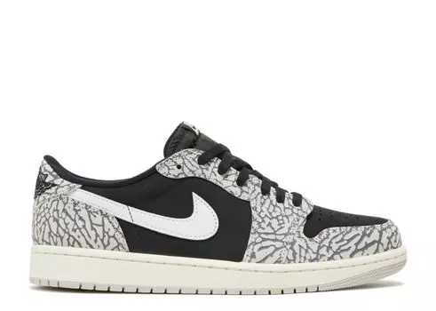 Кроссовки Air Jordan Air Jordan 1 Retro Low Og 'Black Cement', черный