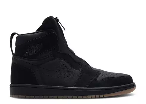 Кроссовки Air Jordan Air Jordan 1 Retro High Zip 'Black Gum', черный