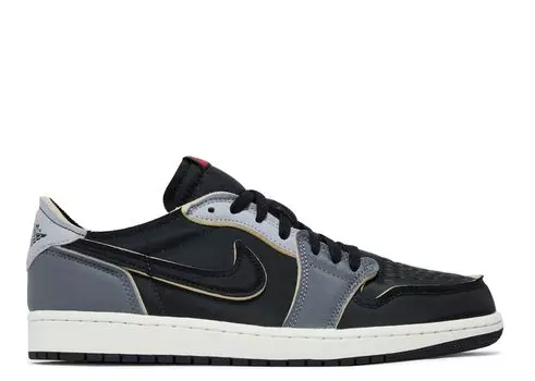 Кроссовки Air Jordan Air Jordan 1 Retro Low Og Ex 'Dark Smoke Grey', черный