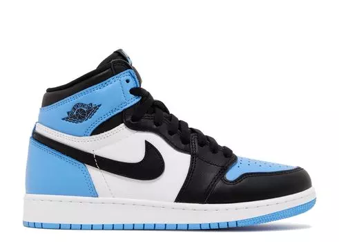 Кроссовки Air Jordan Air Jordan 1 Retro High Og Gs 'Unc Toe', синий