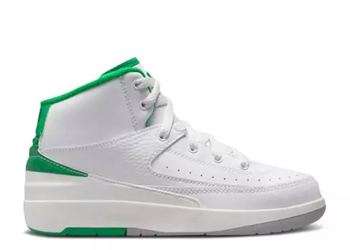 Кроссовки Air Jordan Air Jordan 2 Retro Ps 'Lucky Green', белый
