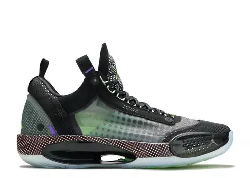 Кроссовки Air Jordan Air Jordan 34 Low 'Vapor Green', черный