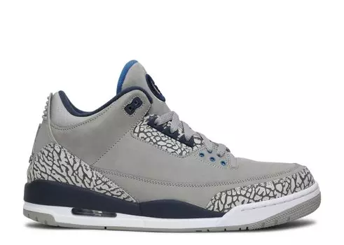 Кроссовки Air Jordan Air Jordan 3 'Georgetown Hoyas' Pe, серый