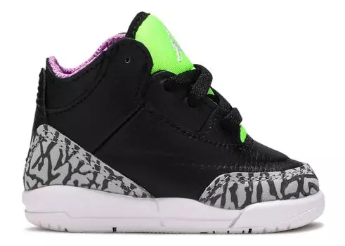 Кроссовки Air Jordan Air Jordan 3 Retro Td 'Electric Green', черный