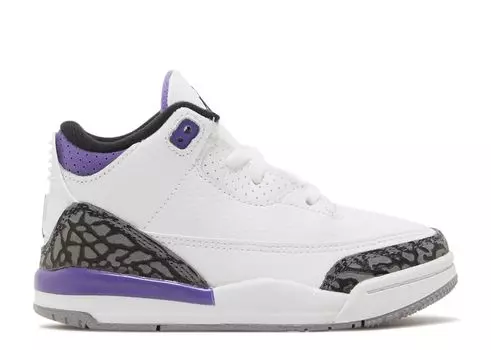 Кроссовки Air Jordan Air Jordan 3 Retro Td 'Dark Iris', белый
