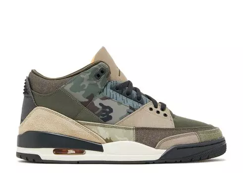 Кроссовки Air Jordan Air Jordan 3 Retro 'Patchwork', коричневый