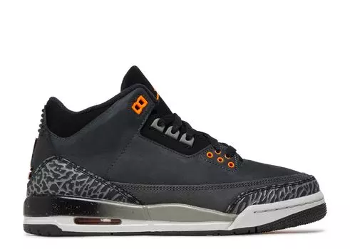 Кроссовки Air Jordan Air Jordan 3 Retro Gs 'Fear' 2023, серый