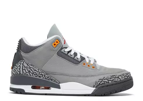 Кроссовки Air Jordan Air Jordan 3 Retro 'Cool Grey' 2021, серый