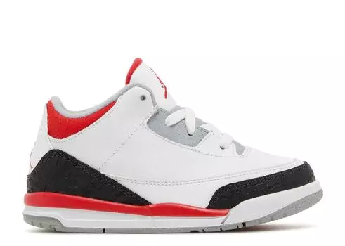 Кроссовки Air Jordan Air Jordan 3 Retro Td 'Fire Red' 2013, белый