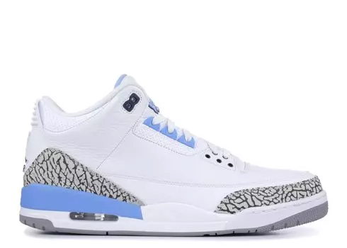 Кроссовки Air Jordan Air Jordan 3 Retro 'Unc' Player Exclusive, синий