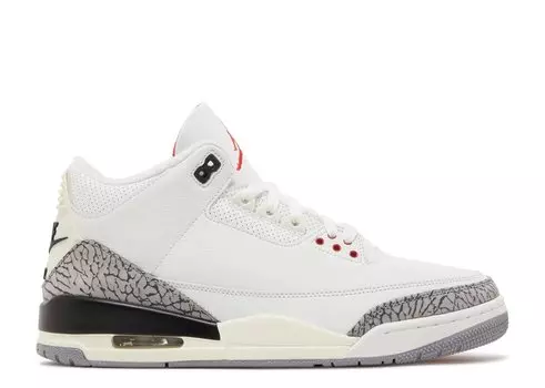 Кроссовки Air Jordan Air Jordan 3 Retro 'White Cement Reimagined', белый