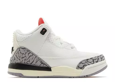 Кроссовки Air Jordan Air Jordan 3 Retro Td 'White Cement Reimagined', белый