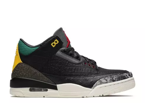 Кроссовки Air Jordan Air Jordan 3 Retro Se 'Animal Instinct 2.0', черный