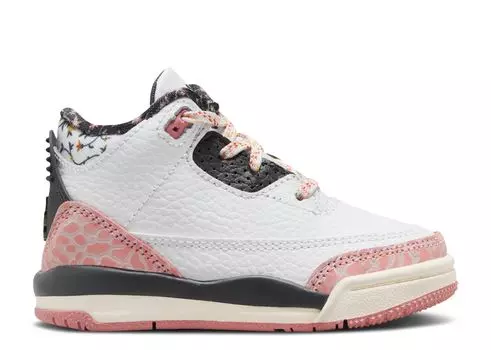 Кроссовки Air Jordan Air Jordan 3 Retro Td 'Vintage Floral', белый