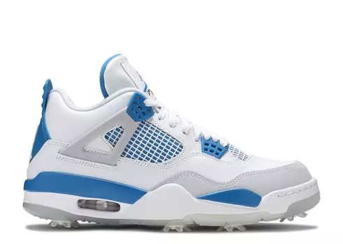 Кроссовки Air Jordan Air Jordan 4 Golf 'Military Blue', белый