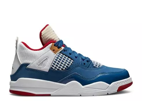Кроссовки Air Jordan Air Jordan 4 Retro Ps 'Messy Room', синий