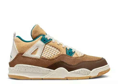 Кроссовки Air Jordan Air Jordan 4 Retro Ps 'Cacao Wow', коричневый