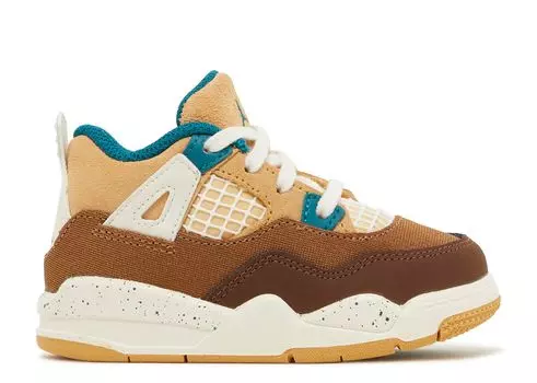 Кроссовки Air Jordan Air Jordan 4 Retro Td 'Cacao Wow', коричневый