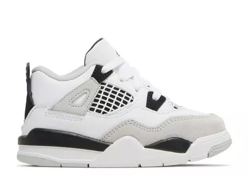Кроссовки Air Jordan Air Jordan 4 Retro Td 'Military Black', белый