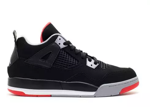 Кроссовки Air Jordan Air Jordan 4 Retro Ps 'Bred' 2012, черный