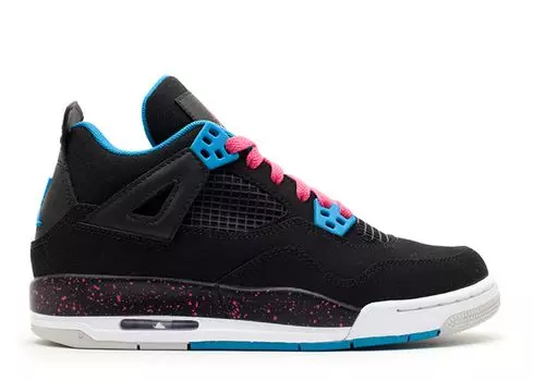 Кроссовки Air Jordan Air Jordan 4 Retro Gs 'Black Vivid Pink', черный