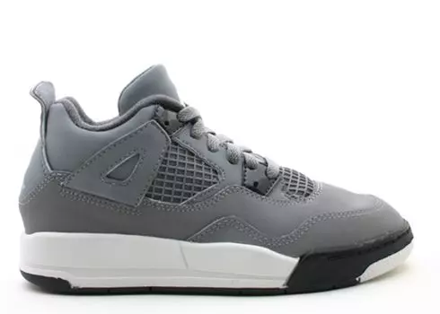 Кроссовки Air Jordan Air Jordan 4 Retro Ps 'Cool Grey' 2004, серый