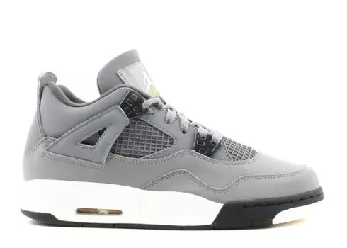 Кроссовки Air Jordan Air Jordan 4 Retro Gs 'Cool Grey' 2004, серый