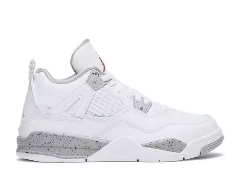 Кроссовки Air Jordan Air Jordan 4 Retro Ps 'White Oreo', белый