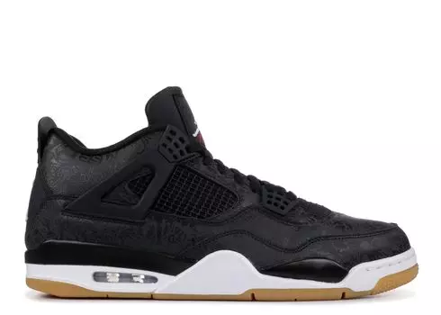 Кроссовки Air Jordan Air Jordan 4 Retro 'Laser', черный