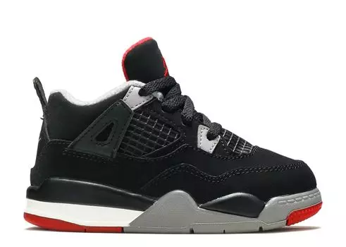 Кроссовки Air Jordan Air Jordan 4 Retro Og Td 'Bred' 2019, черный