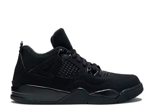 Кроссовки Air Jordan Air Jordan 4 Retro Ps 'Black Cat' 2020, черный