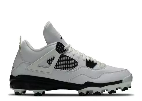 Кроссовки Air Jordan Air Jordan 4 Retro Mcs 'White Black', белый