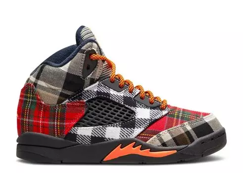 Кроссовки Air Jordan Air Jordan 5 Retro Ps 'Plaid', разноцветный