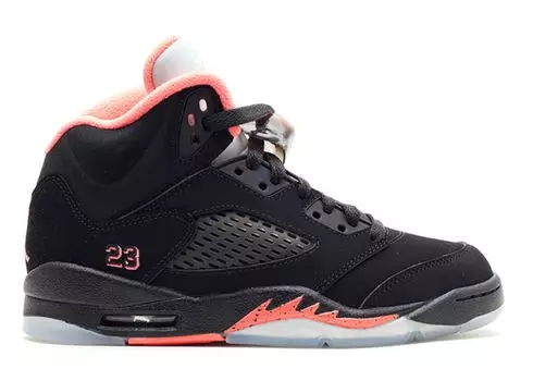 Кроссовки Air Jordan Air Jordan 5 Retro Gs 'Black Alarming', черный