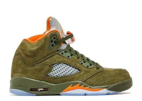 Кроссовки Air Jordan Air Jordan 5 Retro Gs 'Olive' 2024, зеленый