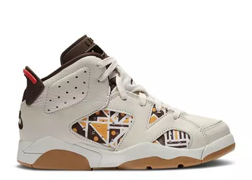 Кроссовки Air Jordan Air Jordan 6 Retro Ps 'Quai 54 - Sail Gum', кремовый