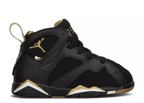 Кроссовки Air Jordan Air Jordan 7 Retro Toddler 'Golden Moments', черный